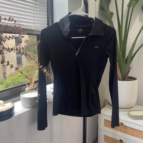 Champion Athletic Quarter Zip Black - Picture 2 of 5